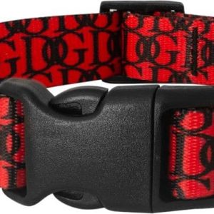 Chaba Chaba obroża taśma regulowana Fashion 15mm 42cm Czerwona 4603 - 1 zdjęcie