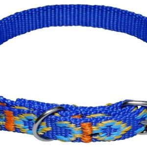 Chaba Obroża ozdobna standard kolor niebieski 10mm/32cm - 1 zdjęcie