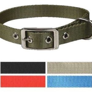 Chaba Obroża Taśma 16mm x 35 cm czarna 2110 - 1 zdjęcie
