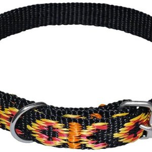 Chaba Obroża taśmowa ozdobna kolor czerwony 20mm 50cm - 1 zdjęcie