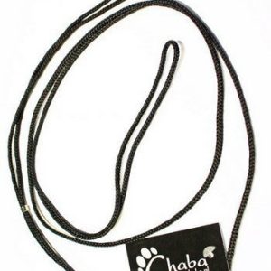 Chaba Smycz ringówka - 2,5mm czarna - 1 zdjęcie