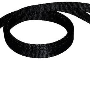 Chaba Smycz taśmowa kolor czarny 12mm 130cm - 1 zdjęcie