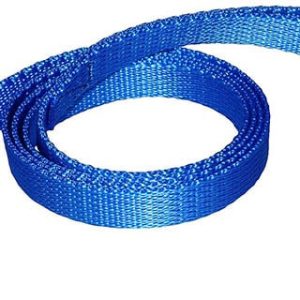 Chaba Smycz taśmowa kolor niebieski 12mm 130cm - 1 zdjęcie