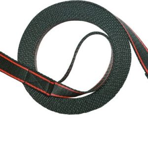 Chaba Smycz Treningowa taśma czarna z czerwonym 25mm/5m PCHBD62 - 1 zdjęcie