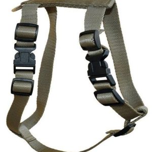 Chaba Szelki regulowane okrągłe kolor khaki 25mm/85cm - 1 zdjęcie