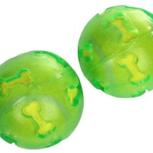 Chico Chico Zabawka gumowa piłka tenis dla psów 2szt 7,5cm - 1 zdjęcie