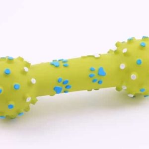Chico Chico Zabawka vinyl hantel z kolcami żółty dla psów 26cm - 1 zdjęcie