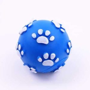 Chico Chico Zabawka vinyl piłka w łapki niebieska dla psów 8cm - 1 zdjęcie