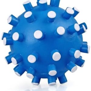 Chico Chico Zabawka vinyl piłka z kolcami niebieska dla psów 7cm - 1 zdjęcie