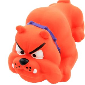 Chico Zabawka dla psa Buldog Guma Piszczy 10,5cm - 1 zdjęcie