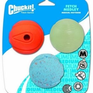 Chuckit! Fetch Medley Medium 3pak [520520] 11 cm457 - 1 zdjęcie