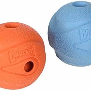 Chuckit madin Hardware chuckit Whistler Balls Pack of 2 Fits ball throwers chuckers 20220 - 1 zdjęcie