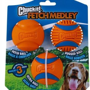 Chuckit! Piłki dla psa Fetch Medley rozm M,3pak - 1 zdjęcie