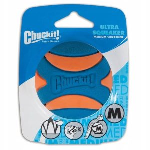 Chuckit Ultra Ultra Squeaker Ball Medium Piłka psa - 1 zdjęcie