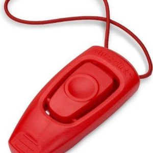 Clix Whizzclick gwizdek i clicker 2w1 czerwony - 1 zdjęcie
