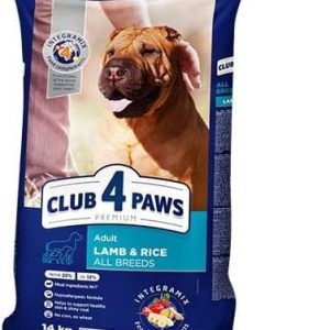 Club 4 paws PREMIUM Lamb Rice All Breeds 14 kg - 1 zdjęcie
