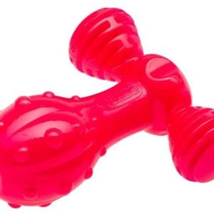 Comfy Aquael Zabawka dentystyczna dla psa zapachowa, różowa Hammer 13,5 cm - 1 zdjęcie