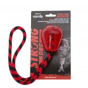 Comfy Strong Dog Truskawka + Sznur - 1 zdjęcie
