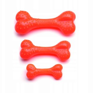 Comfy Zabawka Mint Dental Bone Pomarańczowa 8.5 cm - 1 zdjęcie