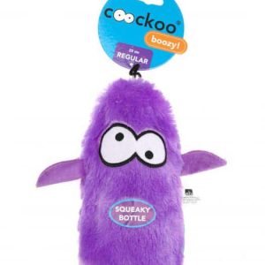 COOCKOO Coockoo Boozy piszcząca zabawka z butelką fioletowa 25 x 10 x 8cm PCOO002 - 1 zdjęcie