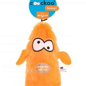 COOCKOO Coockoo Boozy piszcząca zabawka z butelką pomarańczowa 25 x 10 x 8cm PCOO004 - 1 zdjęcie