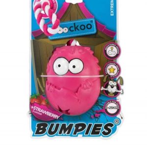 COOCKOO Coockoo Bumpies gryzak na przysmaki zapachowy z liną truskawka >27kg [rozmiar XL] 13 x 10 x 8,8cm PCOO028 - 1 zdjęcie