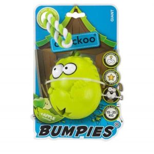 COOCKOO Coockoo zabawka Bumpies z liną jabłko 13-30kg [rozmiar L] 11 x 8,7 x 7,5cm PCOO029 - 1 zdjęcie