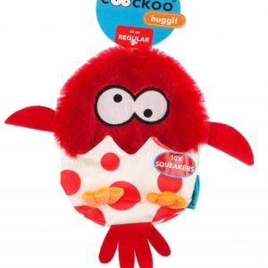 COOCKOO Coockoo zabawka Huggl piszcząca czerwona 24 x 18cm PCOO041 - 1 zdjęcie