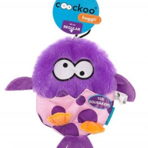 COOCKOO Coockoo zabawka Huggl piszcząca fioletowa 24 x 18cm PCOO042 - 1 zdjęcie