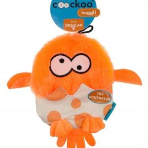 COOCKOO Coockoo zabawka Huggl piszcząca pomarańczowa 24 x 18cm PCOO044 - 1 zdjęcie