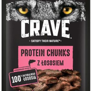 Crave CRAVE Protein Chunks 55g bezzbożowy przysmak dla psa z łososiem - 1 zdjęcie