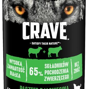 Crave puszka 400g pasztet dla psa z jagnięciną i wołowiną - 1 zdjęcie
