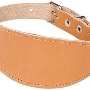 Dingo DINGO naszyjnik skórzany pasek Whippet, standardowe, naturalny - 1 zdjęcie