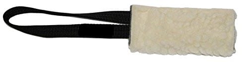 DINGO GEAR DINGO Gear gryzak z owczej wełny z uchwytem z jednym ruchem ręki, 6 x 15 cm, naturalny - 1 zdjęcie