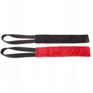 Dingo Gear K9 Dwa Gryzaki Ze Skóry Płaskie 4x25CM - 1 zdjęcie