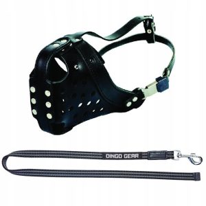 Dingo Gear K9 Kaganiec Skórzany NR1I Smycz Z Taśmy - 1 zdjęcie
