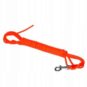 Dingo Gear K9 Linka Biothan DŁ.10,5M #5MM Orange - 1 zdjęcie