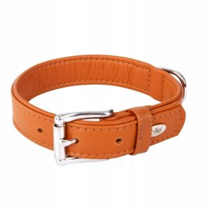 Dingo Obroża Royal Miękka Skóra 3,0x65CM Cognac - 1 zdjęcie