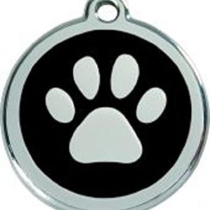 Dingo Red Nieśmiertelnik Łapa, czarny 01-PP-BB-LG - 1 zdjęcie