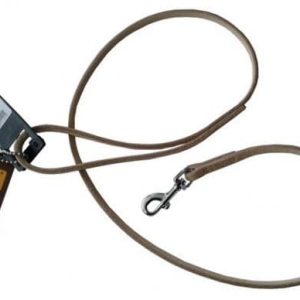 Dingo Smycz Soft pojedyncza Skóra szyta 120 cm naturalna 10486 - 1 zdjęcie