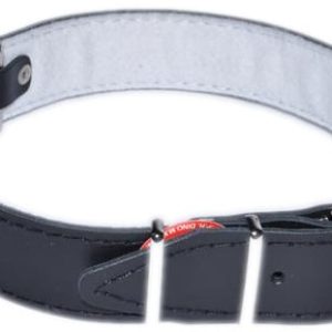 Dino Obroża skórzana czarna 14mm/36cm PDIO003 - 1 zdjęcie