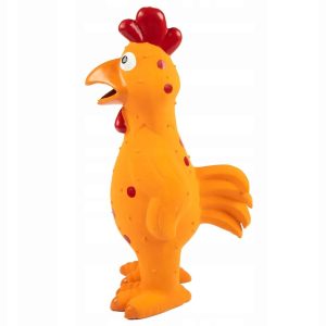 DiO Gumowy kurczak zabawka dla psa gryzak 26cm - 1 zdjęcie