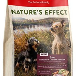 Do aparatów cyfrowych Nature's Effect Mini zboża wolnego Karma dla psów Premium paszy do małych psów z kaczką rozmaryn marchewki i ziemniaków 092326 - 1 zdjęcie
