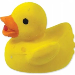 DOG FANTASY Vege Kaczka Piszcząca Dla Psa 5,5 cm - 1 zdjęcie