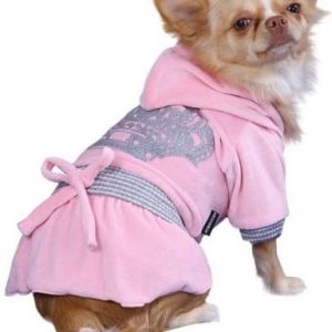 Doggy Dolly DOGGY DOLLY Bluza z kapturem różowa M 28-30 cm/41-43 cm DARMOWA DOSTAWA OD 95 ZŁ! - 1 zdjęcie
