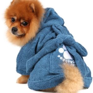 Doggy Dolly DOGGY DOLLY Szlafrok z łapą niebieski L 31-33 cm/46-48 cm DARMOWA DOSTAWA OD 95 ZŁ! - 1 zdjęcie