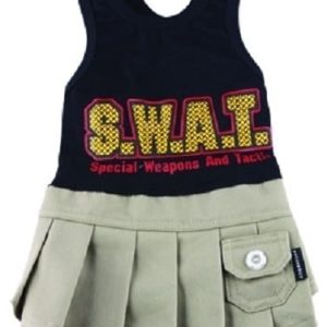 Doggydolly Doggy Dolly C168 Hundekleid Swat Girl, Schwarz, Größe  : Xl - 1 zdjęcie
