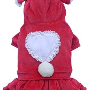 Doggydolly Doggy Dolly drf006 psy sukienka Bunny, czerwony DRF006 - 1 zdjęcie