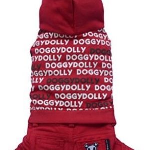 Doggydolly Doggy Dolly Drf013 Hundeanzug Mit Allover Print, Rot, Größe  : Xl - 1 zdjęcie