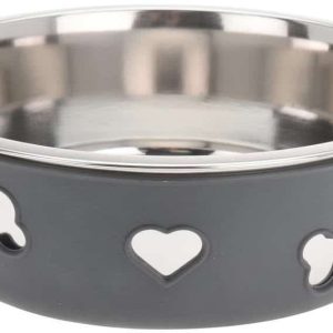 DOGS Collection Miska stalowa ANTYPOŚLIZGOWA pojemnik dla psa na karmę wodę 21 cm - 1 zdjęcie
